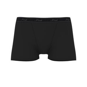 Victoria Secret PINK Women’s Black Logo Cotton High Waist Boyshort Panty XL